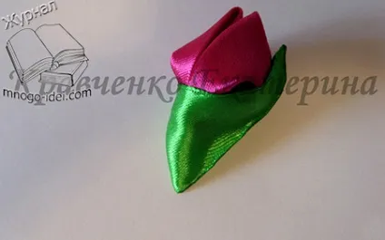 Тюльпани з атласних стрічок майстер клас (стрічок) Тюльпани з атласних стрічок майстер клас