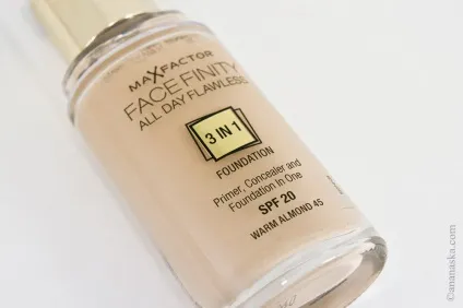 Тональна основа facefinity 3 in 1, max factor