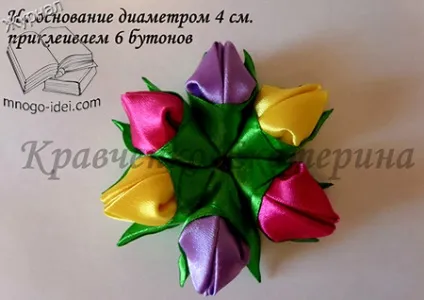 Тюльпани з атласних стрічок майстер клас (атласних) Тюльпани з атласних стрічок майстер клас