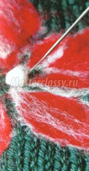 Валяння з допомогою пробивних голок (подушечки з волокон) Валяння з допомогою пробивних голок