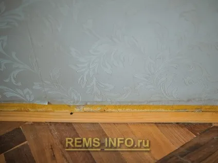 Установка пластикового плінтуса в місце дерев'яного проблема і рішення, паркет, підлога і покриття (установка пластикового плінтуса) Установка пластикового плінтуса в місце дерев'яного проблема і рішення, паркет, підлога і покриття
