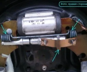 Задні гальмівні колодки форд