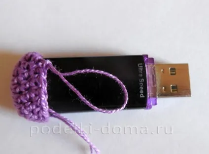 В'язаний чохол для флешки сова, коробочка ідей і майстер-класів (подарунок) В'язаний чохол для флешки сова, коробочка ідей і майстер-класів