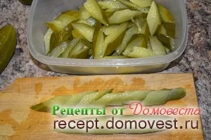 Закуска з маринованих (солоних) огірків по-корейськи - рецепти від домовеста (додати) Закуска з маринованих (солоних) огірків по-корейськи - рецепти від домовеста
