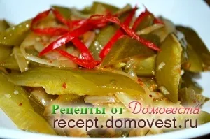 Закуска з маринованих (солоних) огірків по-корейськи - рецепти від домовеста (кількість) Закуска з маринованих (солоних) огірків по-корейськи - рецепти від домовеста
