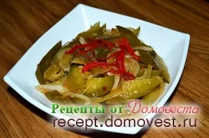 Закуска з маринованих (солоних) огірків по-корейськи - рецепти від домовеста (смаку) Закуска з маринованих (солоних) огірків по-корейськи - рецепти від домовеста
