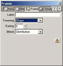 Анімація форми в macromedia flash