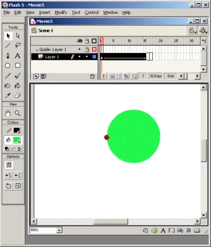 Анімація форми в macromedia flash