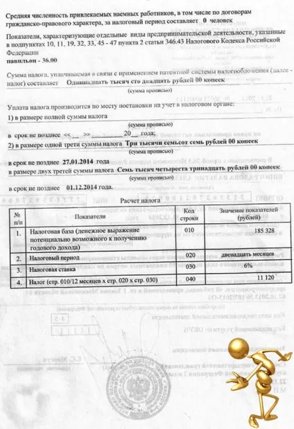 Як виглядає патент, зразок, бізнес кейс (патентної системи оподаткування) Як виглядає патент, зразок, бізнес кейс