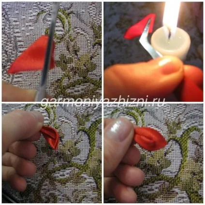 Брошка канзаші до 9 травня майстер клас (майстер) Брошка канзаші до 9 травня майстер клас