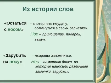 Що означає вираз - залишитися з носом (означає) Що означає вираз - залишитися з носом