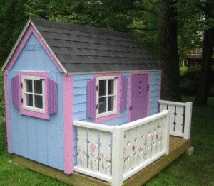 Дитячий ігровий будиночок для дачі своїми руками - фото прикладів (будиночок) Дитячий ігровий будиночок для дачі своїми руками - фото прикладів