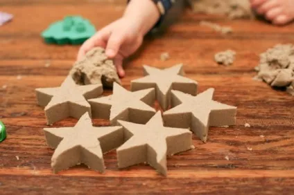 Diy як зробити вдома «місячний» пісок для ліплення та ігор ( «місячний» пісок ліплення) Diy як зробити вдома «місячний» пісок для ліплення та ігор