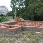 Будинок з газосилікатних блоків, головна (можна використовувати спеціальні) Будинок з газосилікатних блоків, головна