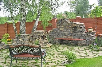 Доріжки з плитняка вибір каменю і способи мощення