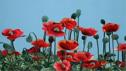 Картини, вишиті шовком по шовку (картини) Картини, вишиті шовком по шовку