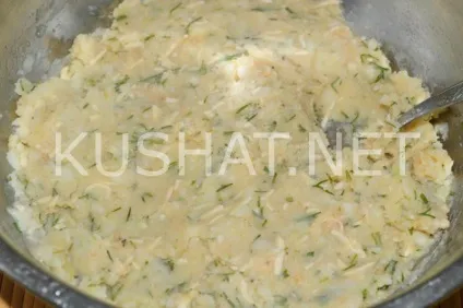 Картопляні котлети з сиром і кропом (котлети з картопляного пюре) Картопляні котлети з сиром і кропом
