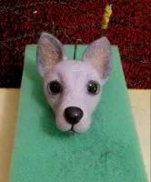 Етапи створення повстяної собачки - ярмарок майстрів - ручна робота, handmade (зверху основний шерстю) Етапи створення повстяної собачки - ярмарок майстрів - ручна робота, handmade