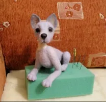 Етапи створення повстяної собачки - ярмарок майстрів - ручна робота, handmade (собачки) Етапи створення повстяної собачки - ярмарок майстрів - ручна робота, handmade
