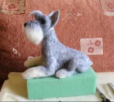 Етапи створення повстяної собачки - ярмарок майстрів - ручна робота, handmade (пластика) Етапи створення повстяної собачки - ярмарок майстрів - ручна робота, handmade