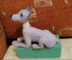 Етапи створення повстяної собачки - ярмарок майстрів - ручна робота, handmade (пластика) Етапи створення повстяної собачки - ярмарок майстрів - ручна робота, handmade