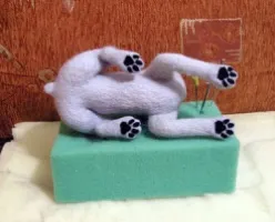 Етапи створення повстяної собачки - ярмарок майстрів - ручна робота, handmade (повстяна іграшка) Етапи створення повстяної собачки - ярмарок майстрів - ручна робота, handmade