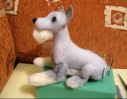Етапи створення повстяної собачки - ярмарок майстрів - ручна робота, handmade (робота) Етапи створення повстяної собачки - ярмарок майстрів - ручна робота, handmade