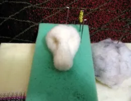 Етапи створення повстяної собачки - ярмарок майстрів - ручна робота, handmade (дріт) Етапи створення повстяної собачки - ярмарок майстрів - ручна робота, handmade