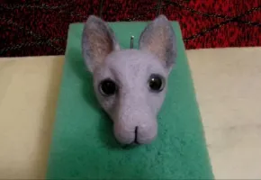 Етапи створення повстяної собачки - ярмарок майстрів - ручна робота, handmade (сухе валяння) Етапи створення повстяної собачки - ярмарок майстрів - ручна робота, handmade