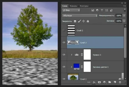 Ефект відображення у воді в photoshop
