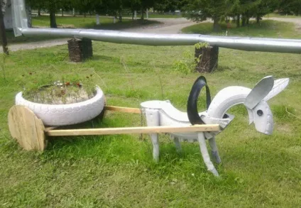 Фігури з покришок