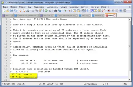 Де знаходиться файл hosts windows 7 (знаходиться файл hosts) Де знаходиться файл hosts windows 7