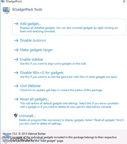 Гаджети для windows 10