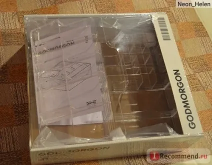 Годморгон ящик з відділеннями, прозорий Ікея ikea - «на даний момент це мій ідеальний спосіб