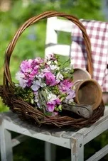 Ідея для весільного декору кошики (кошики) Ідея для весільного декору кошики
