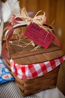 Ідея для весільного декору кошики (декору) Ідея для весільного декору кошики