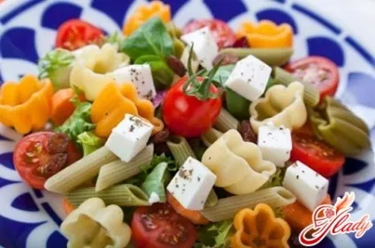 Італійський салат з макаронами - найкраща страва на вашому столі (салат макарони італійський шинка рецепт спагетті виріб) Італійський салат з макаронами - найкраща страва на вашому столі