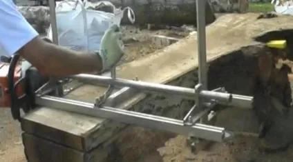 Як бензопилою розпиляти колоду на дошки (розпиляти) Як бензопилою розпиляти колоду на дошки