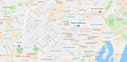 Як доїхати з Санти Сусанни до Барселони, Жирони і інших міст
