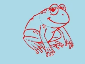 Як намалювати жабу поетапно (жабу поетапно олівцем) Як намалювати жабу поетапно