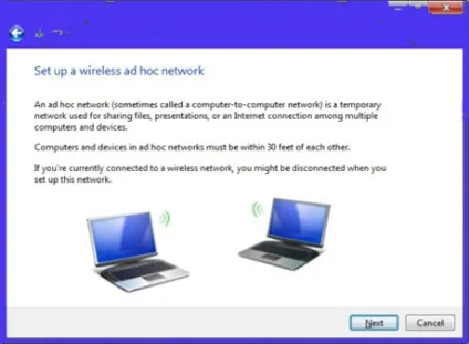 Як налаштувати ad hoc бездротової мережі в windows 7, рішення проблеми (бездротова точка доступу в windows 8) Як налаштувати ad hoc бездротової мережі в windows 7, рішення проблеми
