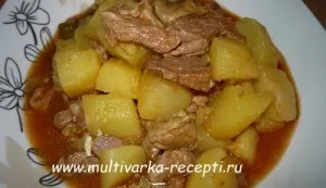 Картопля, тушкований з капустою в мультиварці (капустою) Картопля, тушкований з капустою в мультиварці