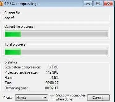 Який архіватор сильніше стискає файли winrar, winuha, winzip або 7z (winrar) Який архіватор сильніше стискає файли winrar, winuha, winzip або 7z
