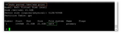 Як підключити додатковий диск в linux (створення таблиці розділів, розмітка, форматування і