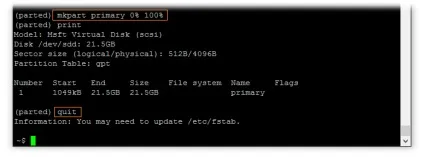 Як підключити додатковий диск в linux (створення таблиці розділів, розмітка, форматування і
