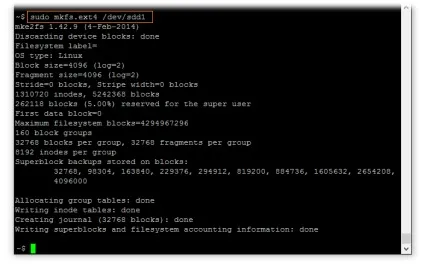 Як підключити додатковий диск в linux (створення таблиці розділів, розмітка, форматування і