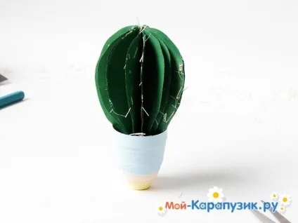 Як зробити кактус з паперу своїми руками (кактус) Як зробити кактус з паперу своїми руками