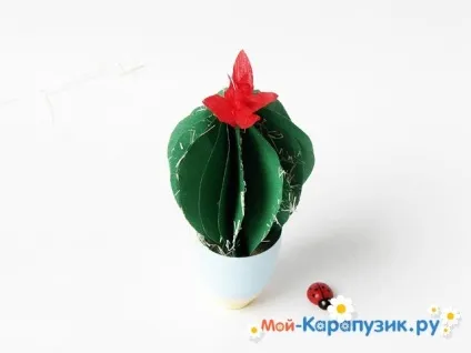 Як зробити кактус з паперу своїми руками (зробити) Як зробити кактус з паперу своїми руками