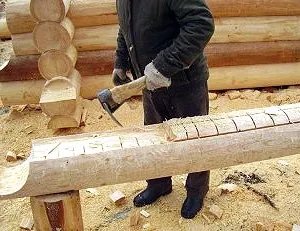 Як зробити прямокутний або овальний паз в колоді (яким інструментом робити паз) Як зробити прямокутний або овальний паз в колоді