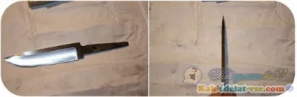 Як зробити ніж своїми руками покрокова інструкція - як зробити в домашніх умовах